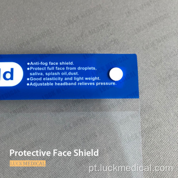 Clear Anti-Fog Face Shield Fand Ajustável